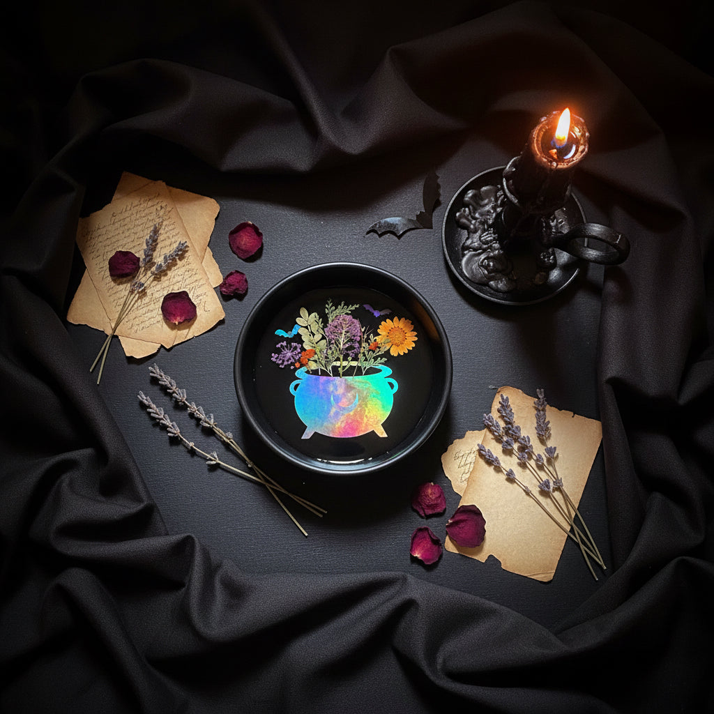 Cauldron bouquet tray