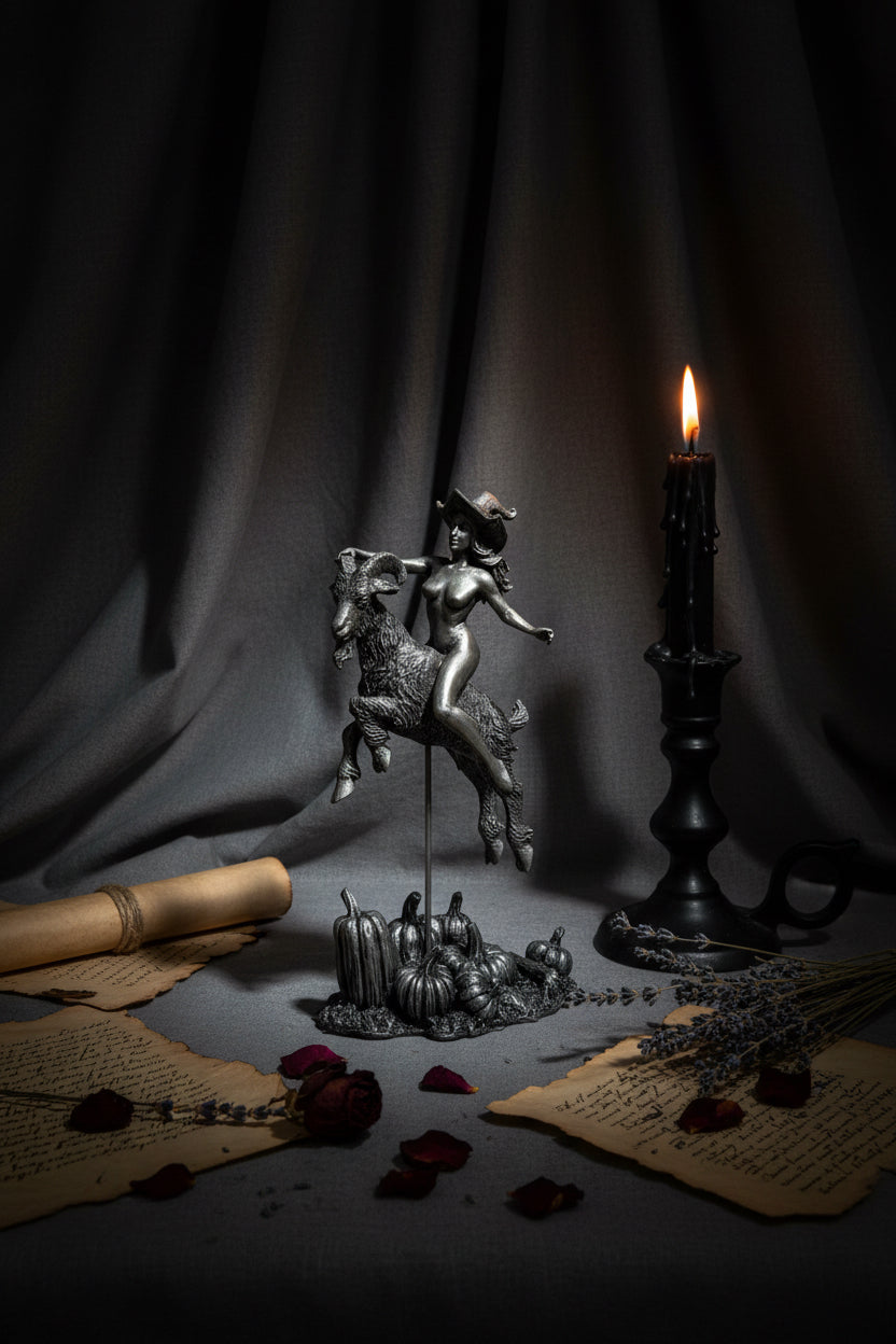 Witch’s Sabbath: Goat Rider Statue