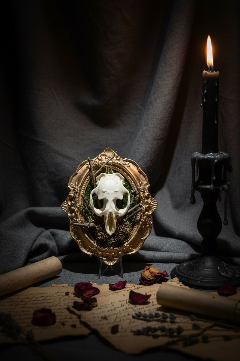 Muskrat Skull Taxidermy Oddity