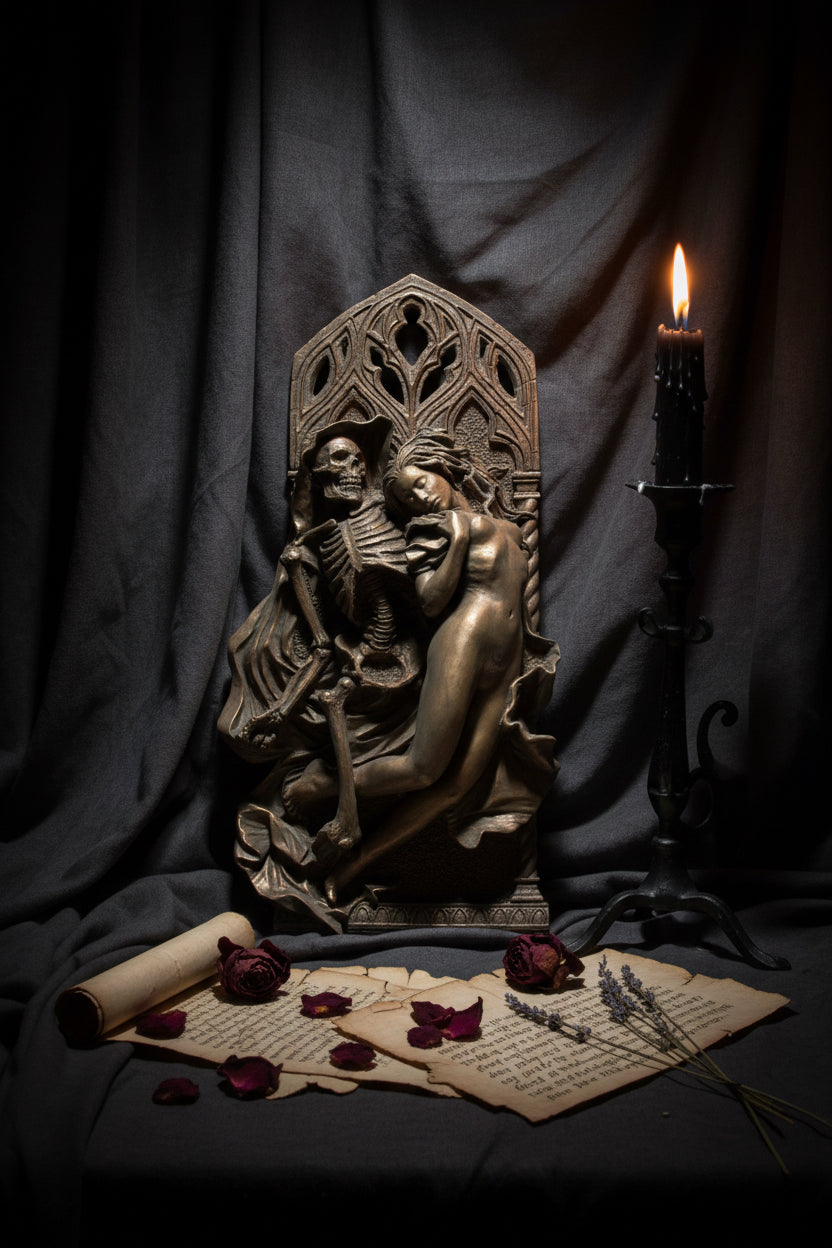 Death and the Maiden Wall Plaque