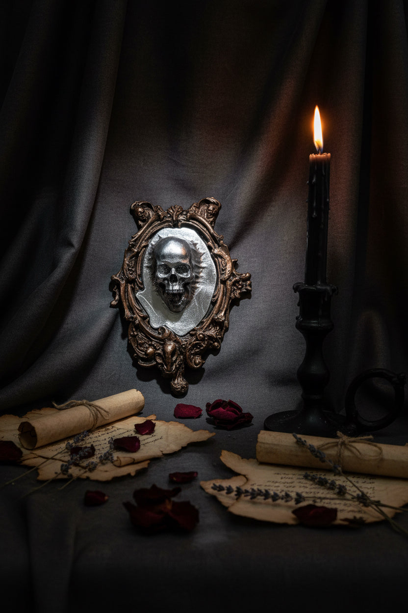 Spectral Skull Wall Plaque