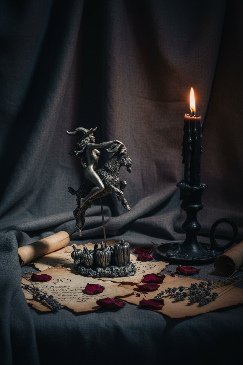 Witch’s Sabbath: Goat Rider Statue