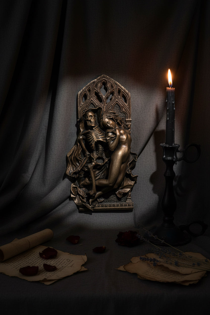 Death and the Maiden Wall Plaque