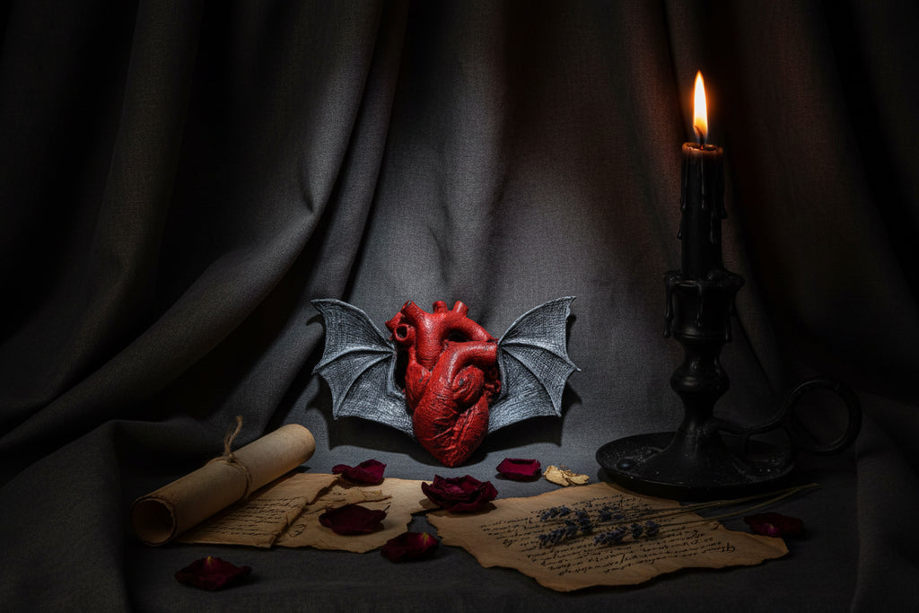 Batwing Heart Magnet