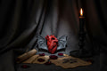 Batwing Heart Magnet