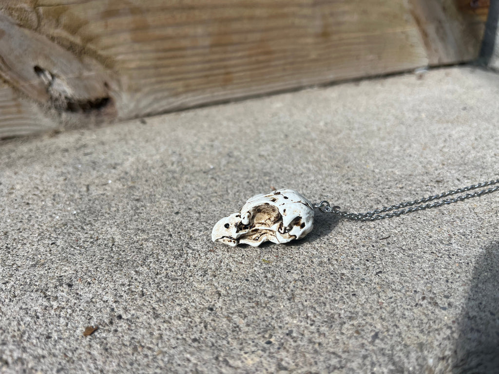 Miniature Resin Skull Necklace