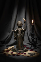 Hecate - Goddess of Witchcraft and Magic Statue in gold