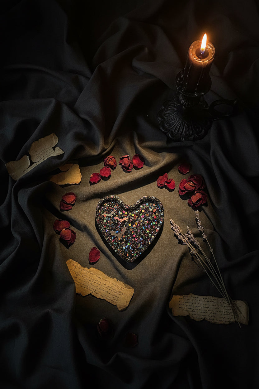 Morticia heart tray