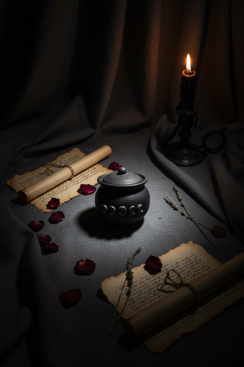 Mini cauldron jar