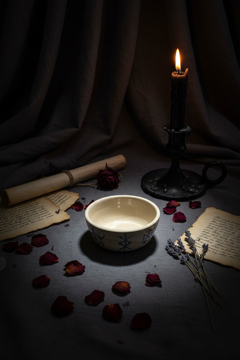 Bind Rune Ceramic Bowls and Vessels