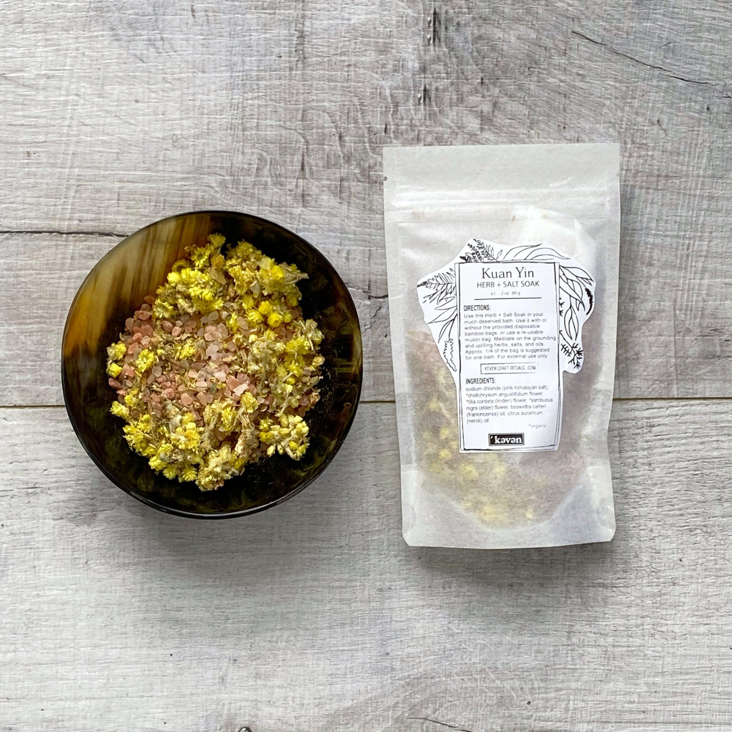 Herb + Salt Soak - Kuan Yin