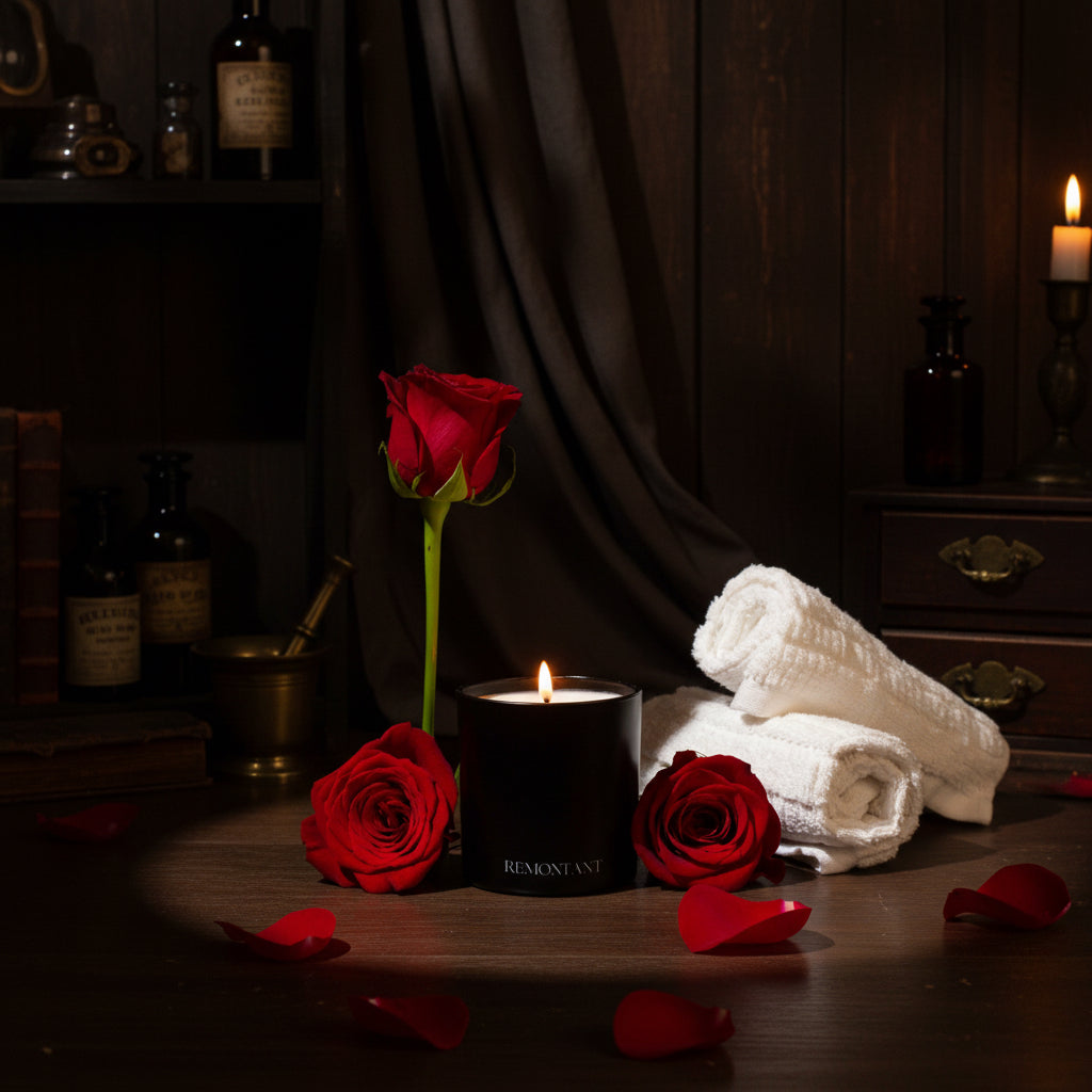 Black Rose Candle