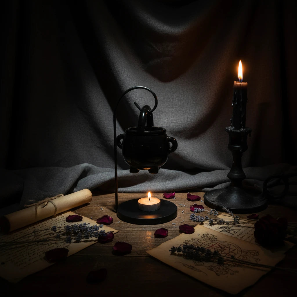 Hanging Cauldron Wax Burner