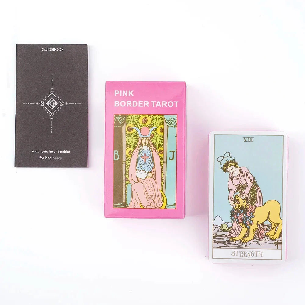 Pink Border Tarot Card Deck