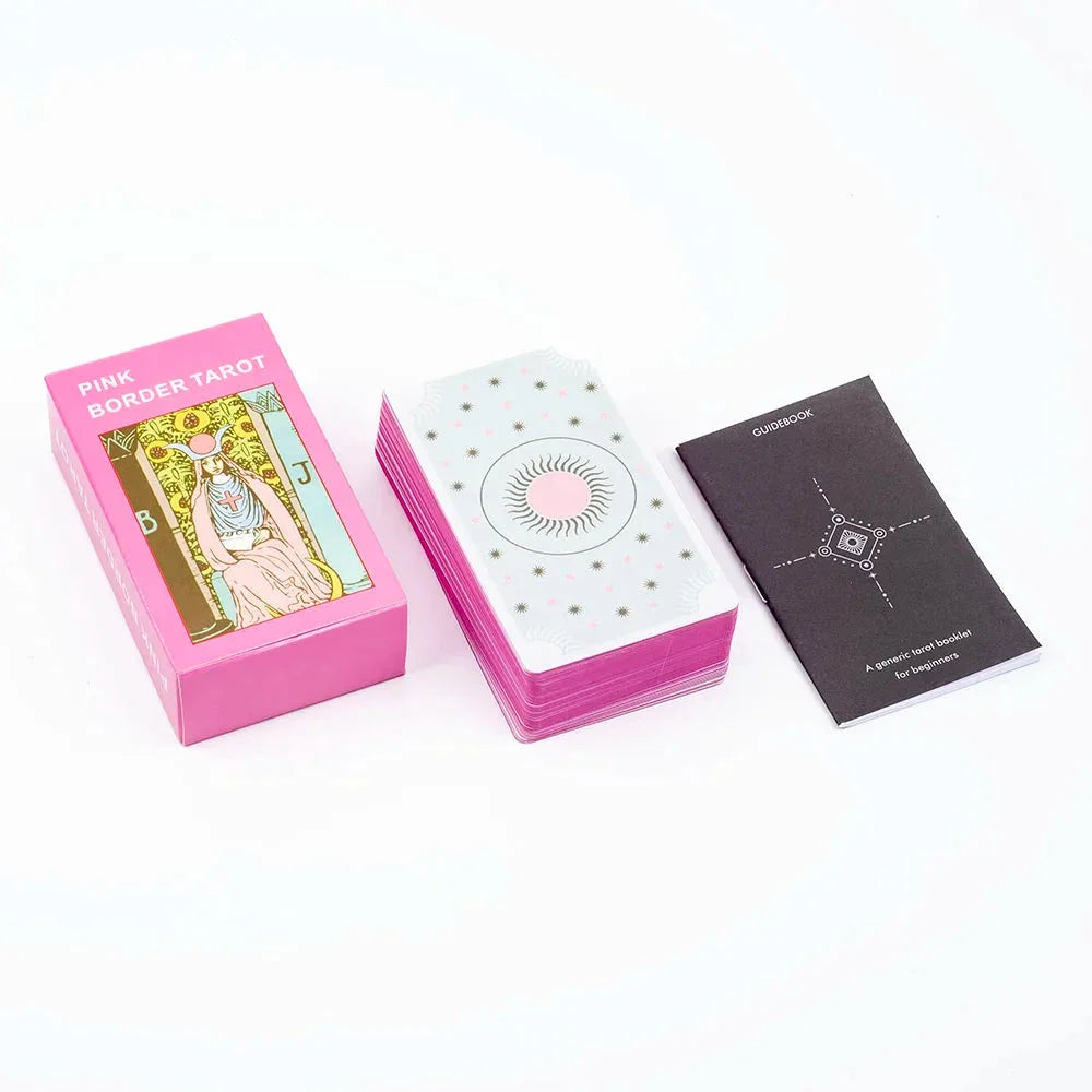 Pink Border Tarot Card Deck