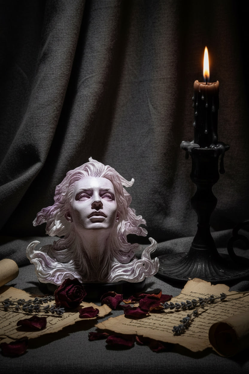 Spirit Summoning Sculpture with LED Tea Light
