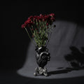 Anatomical Heart Vase, Black Finish