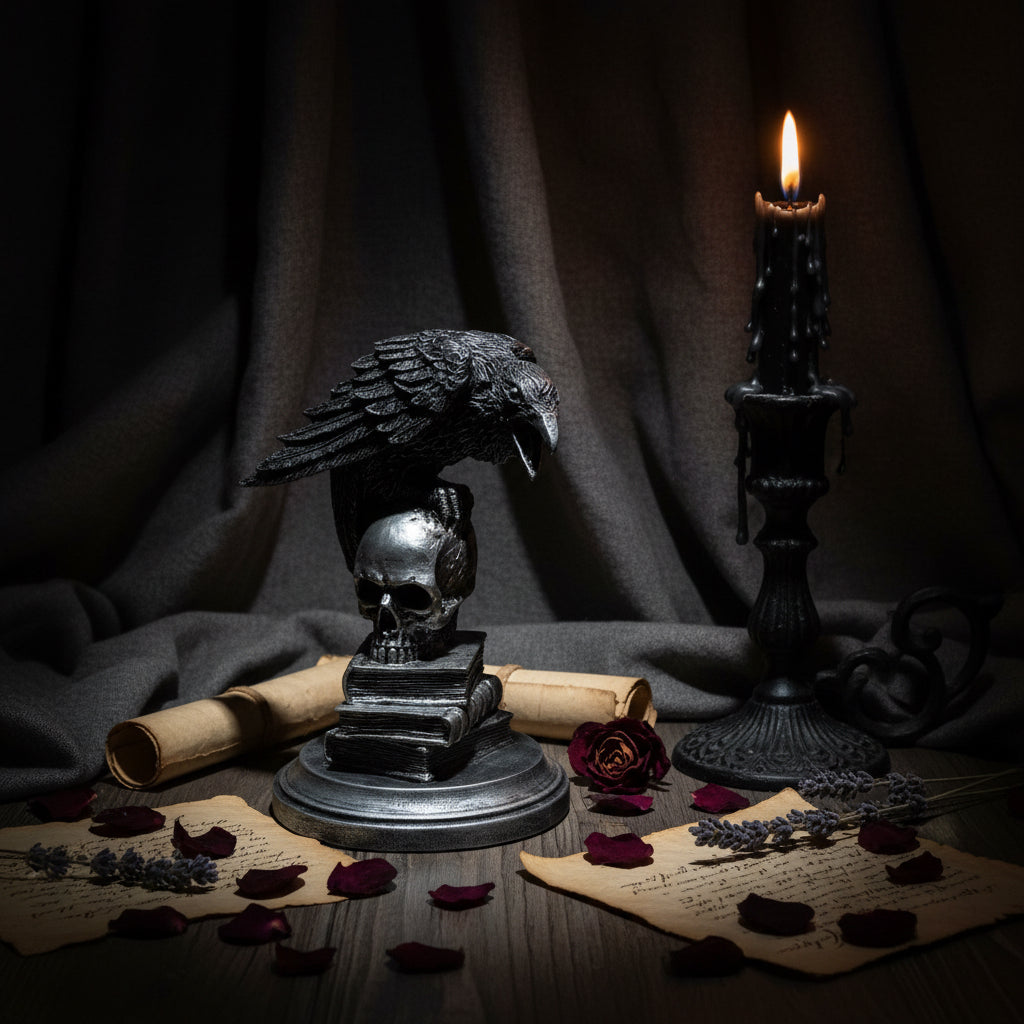 Raven Statue