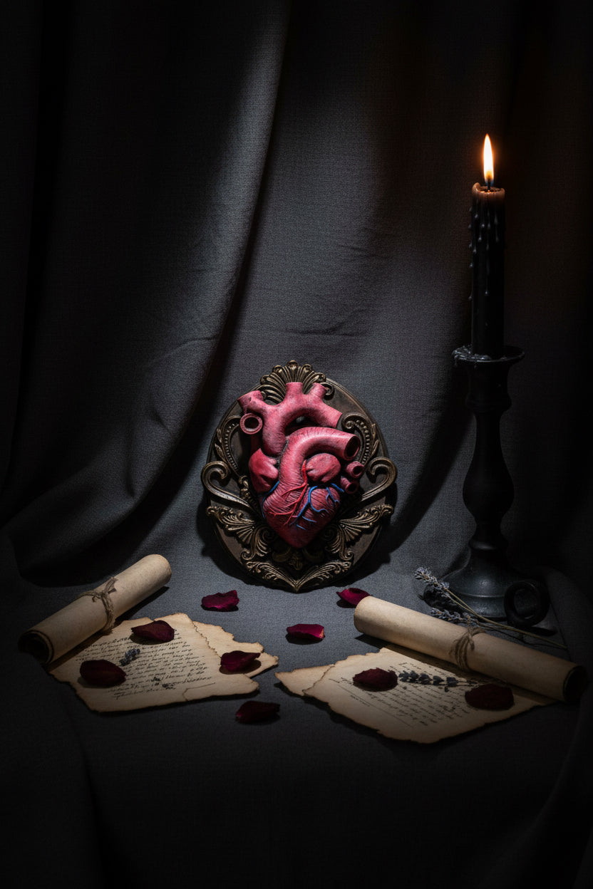 Anatomical Human Heart Wall Plaque
