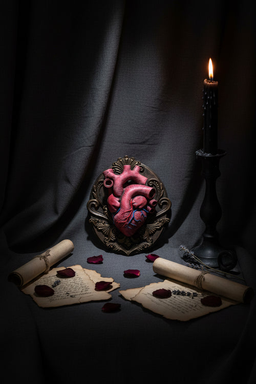 Anatomical Human Heart Wall Plaque