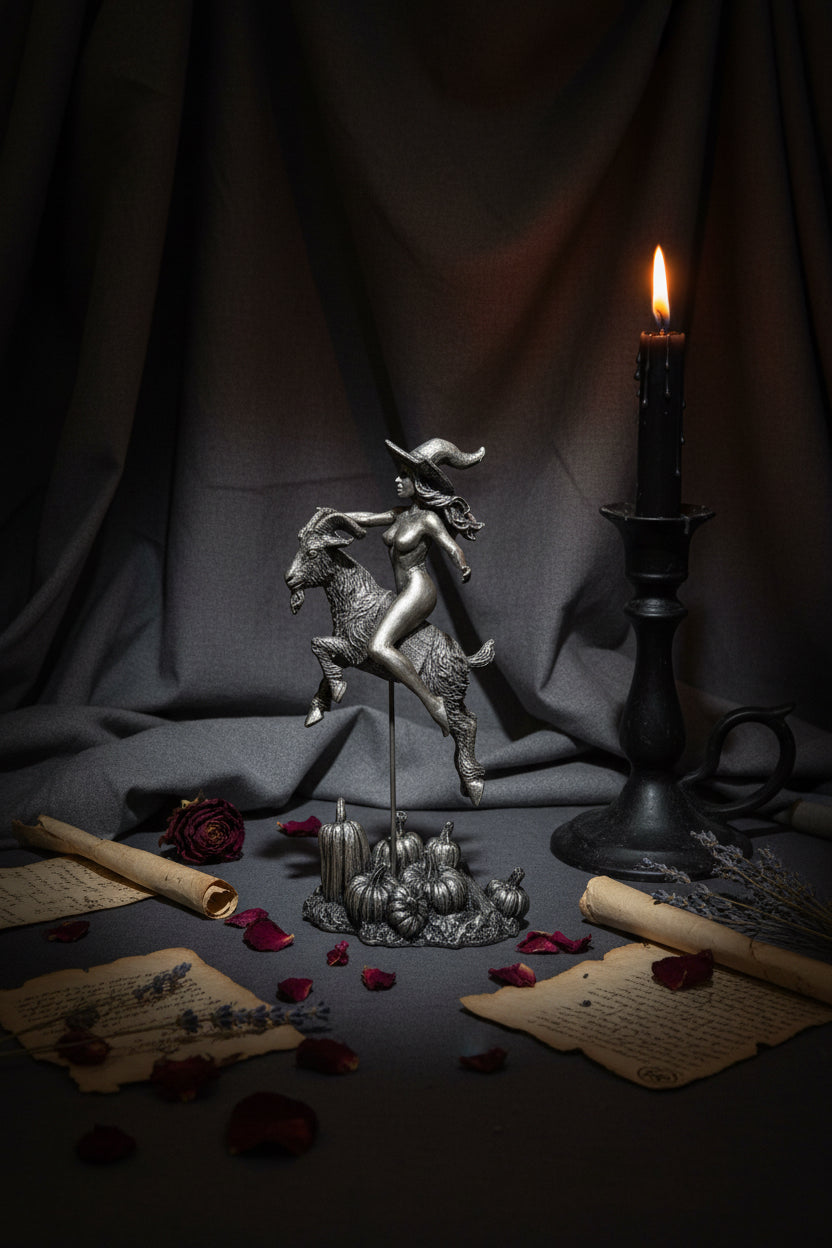 Witch’s Sabbath: Goat Rider Statue