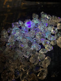 Black Carbon (fluorescent) Petroleum Herkimer-like Diamond Quartz (Enhydro)